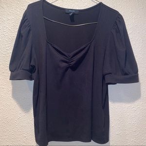 Forever21+ black blouse 3X